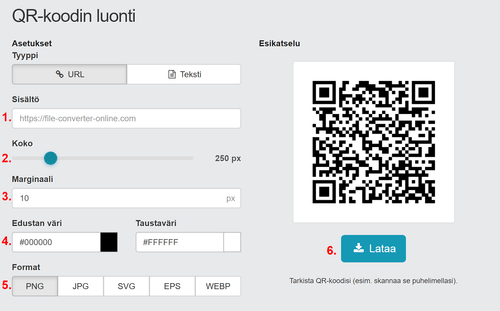 Kuinka luoda staattinen QR-koodi ilmaiseksi?